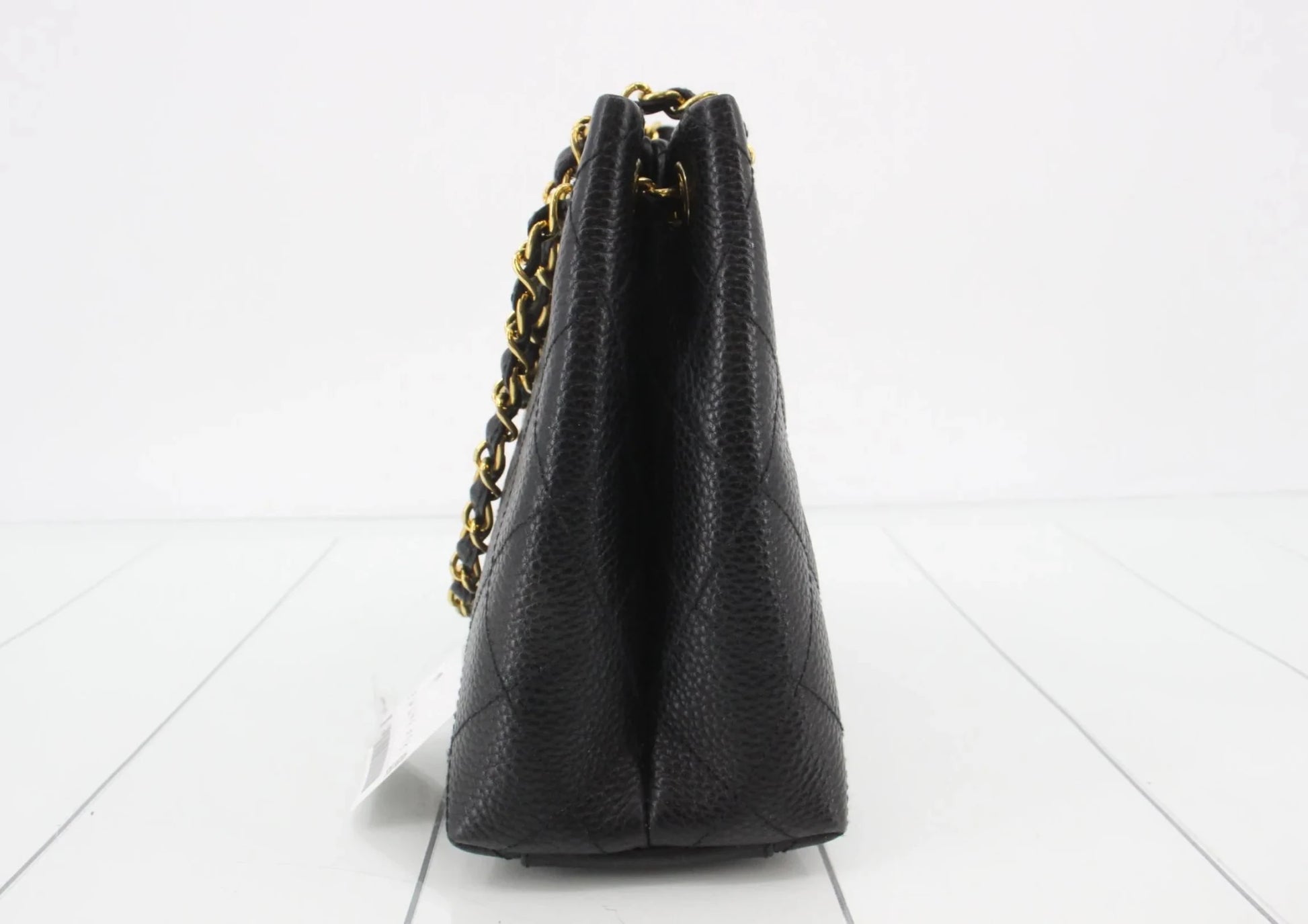 Chanel Shopping Tote – Pelle Caviar Trapuntata Nera · 24 cm - Etoilux