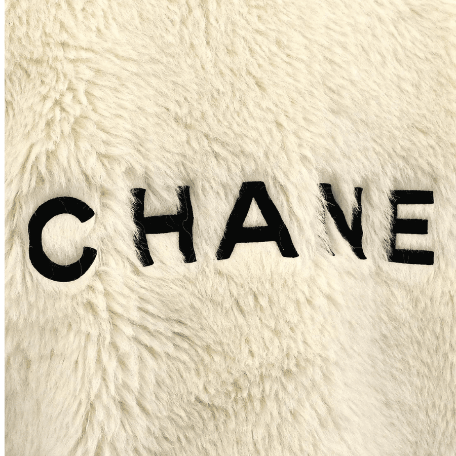 Chanel – Giacca senza colletto con logo | Collezione Autunno 1994 - Etoilux