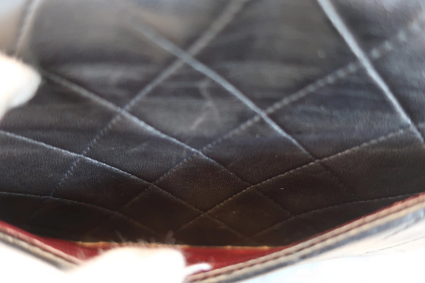 Chanel Classic Double Flap Medium Agnello Nero Hardware Oro – 25 cm - Etoilux