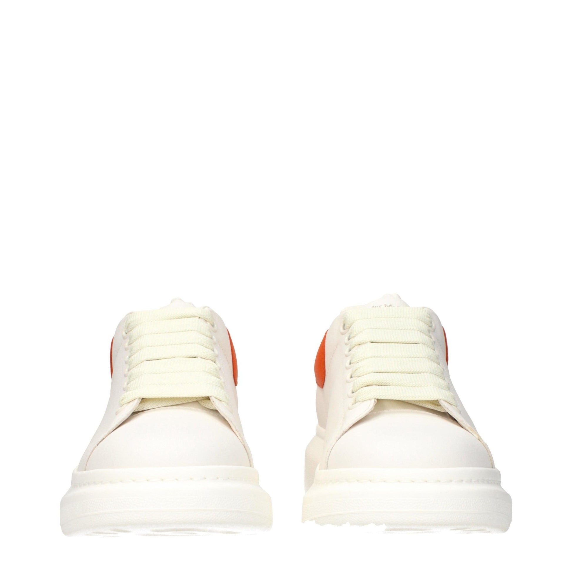 Alexander McQueen Oversize Sneakers – Bianco & Arancione – Uomo - Etoilux
