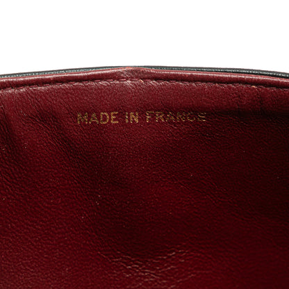 Chanel – Classic Flap Small Double Flap in Pelle di Agnello Nera - Etoilux