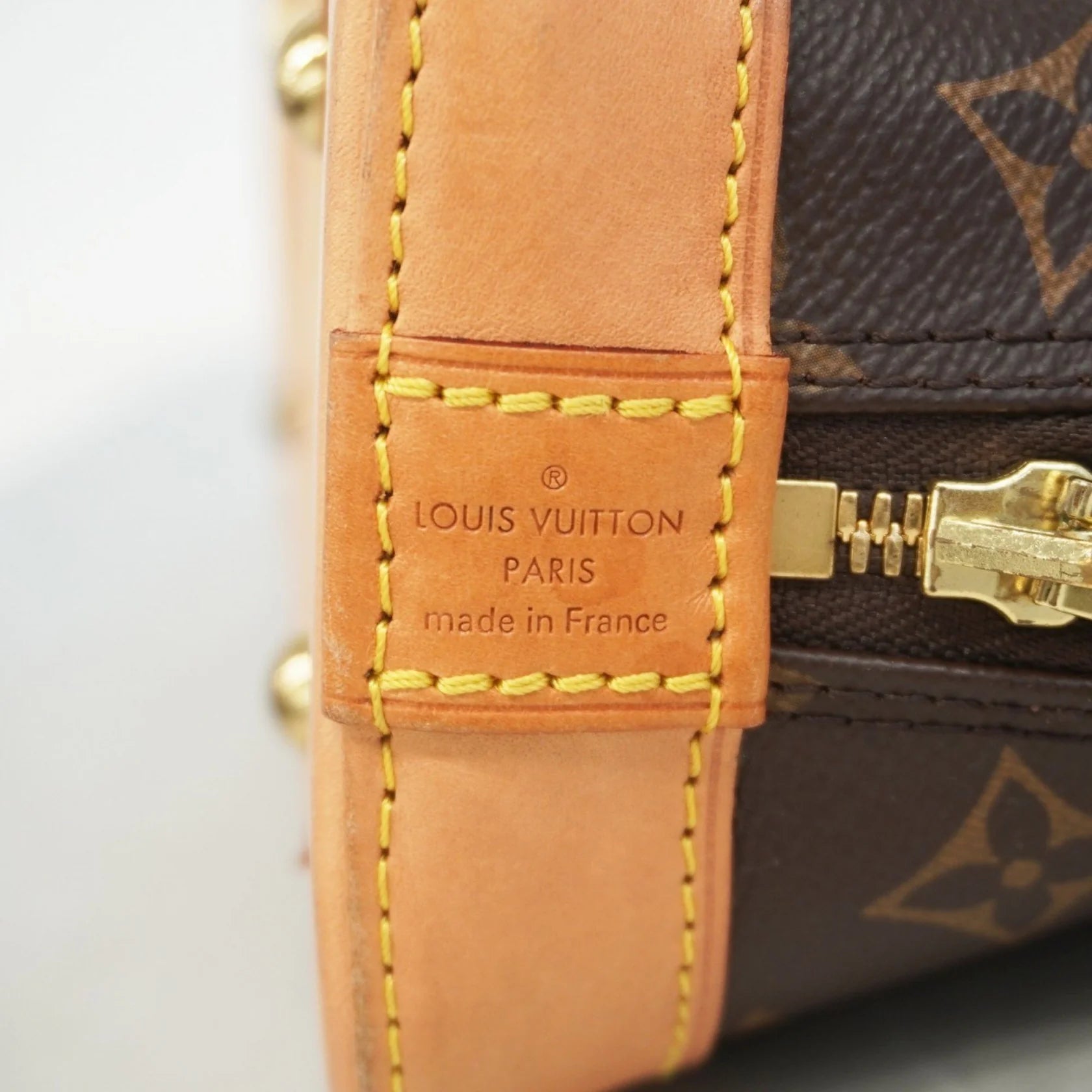 Louis Vuitton Borsa a mano Louis Vuitton Monogram Alma BB M46990 marrone da donna - Etoilux