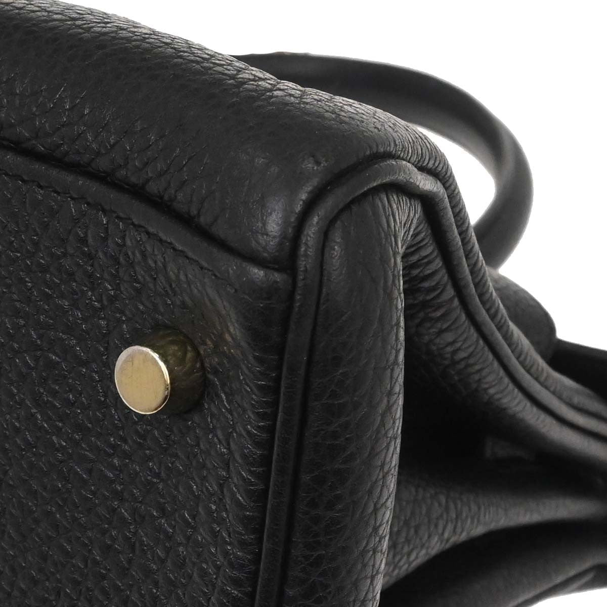 Hermès Kelly 42 Élan Shoulder Togo Noir Hardware Dorato — Formato Orizzontale Raro - Etoilux
