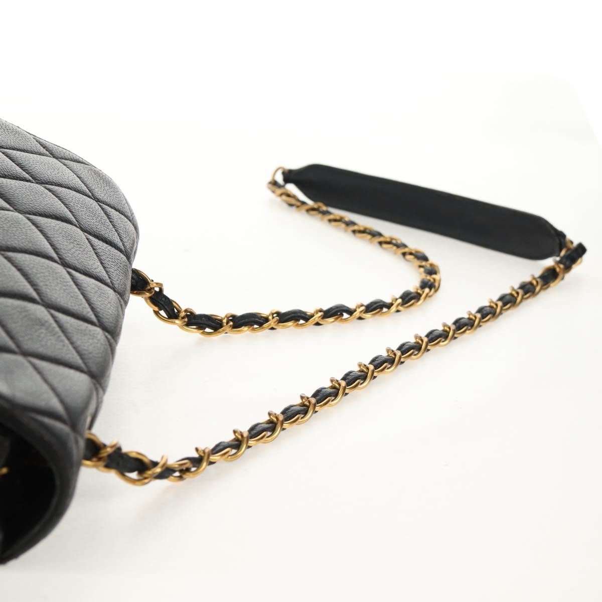 Chanel Single Flap Vintage Pelle Caviar Nera Hardware Oro – 27 cm - Etoilux