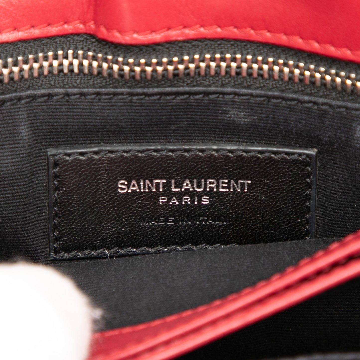 Saint Laurent LouLou Toy Matelassé – Vitello Rosso | Hardware Argento | 2017 - Etoilux
