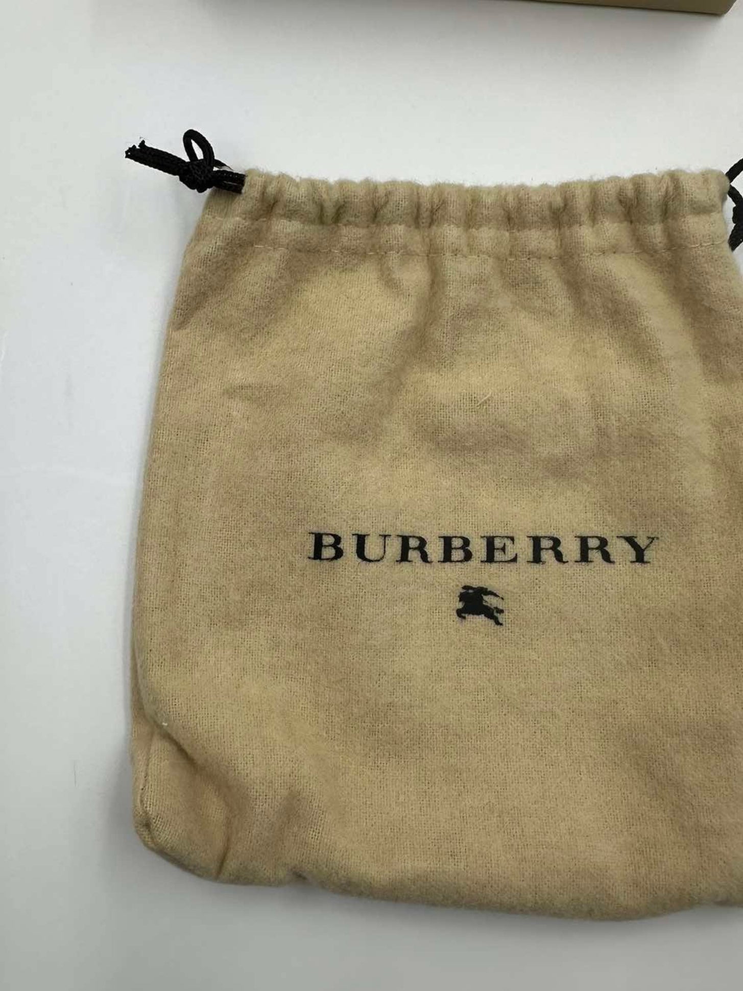 Burberry Cintura Plaque Buckle Haymarket Check Tela Rivestita Beige – Size 40/100 - Etoilux