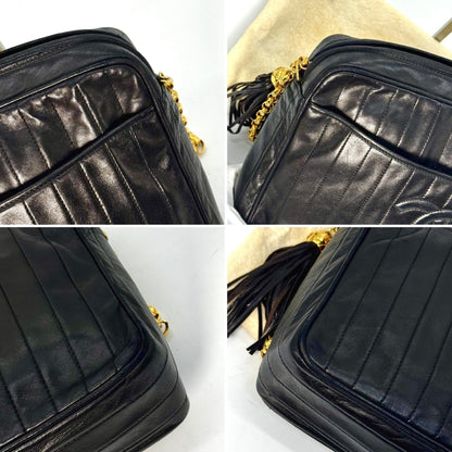 Chanel Mademoiselle Camera Bag – Agnello con logo CC - Etoilux
