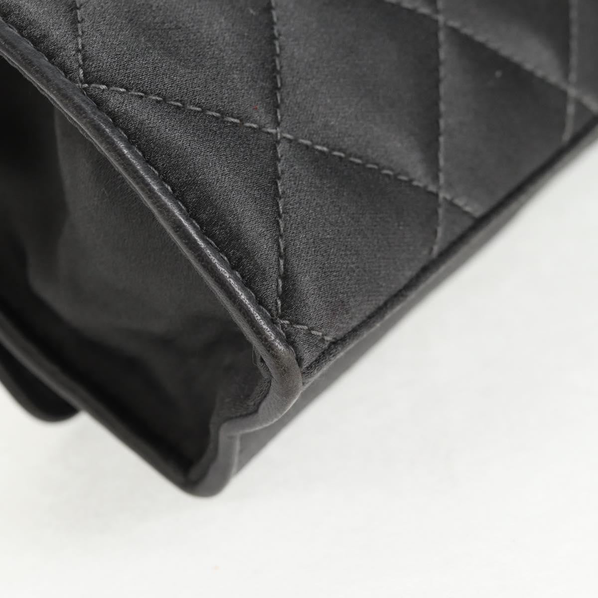 Chanel Mini Flap Bag Vintage Camellia Raso Nero – 15 cm - Etoilux
