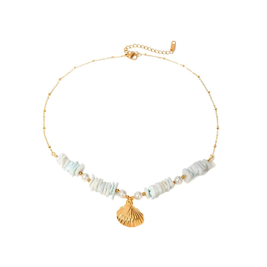 BEHI SHELL NECKLACE - Etoilux