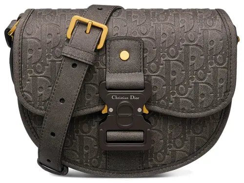 Christian Dior Gallop Flap Mini in Pelle Nera – 21 cm - Etoilux