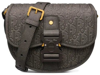 Christian Dior Gallop Flap Mini in Pelle Nera – 21 cm - Etoilux