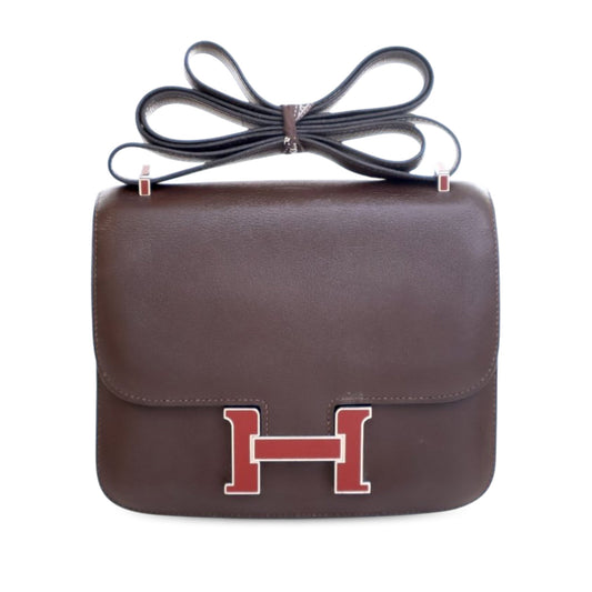 HERMÈS Constance 18 Mini Swift Rouge Sellier - Etoilux