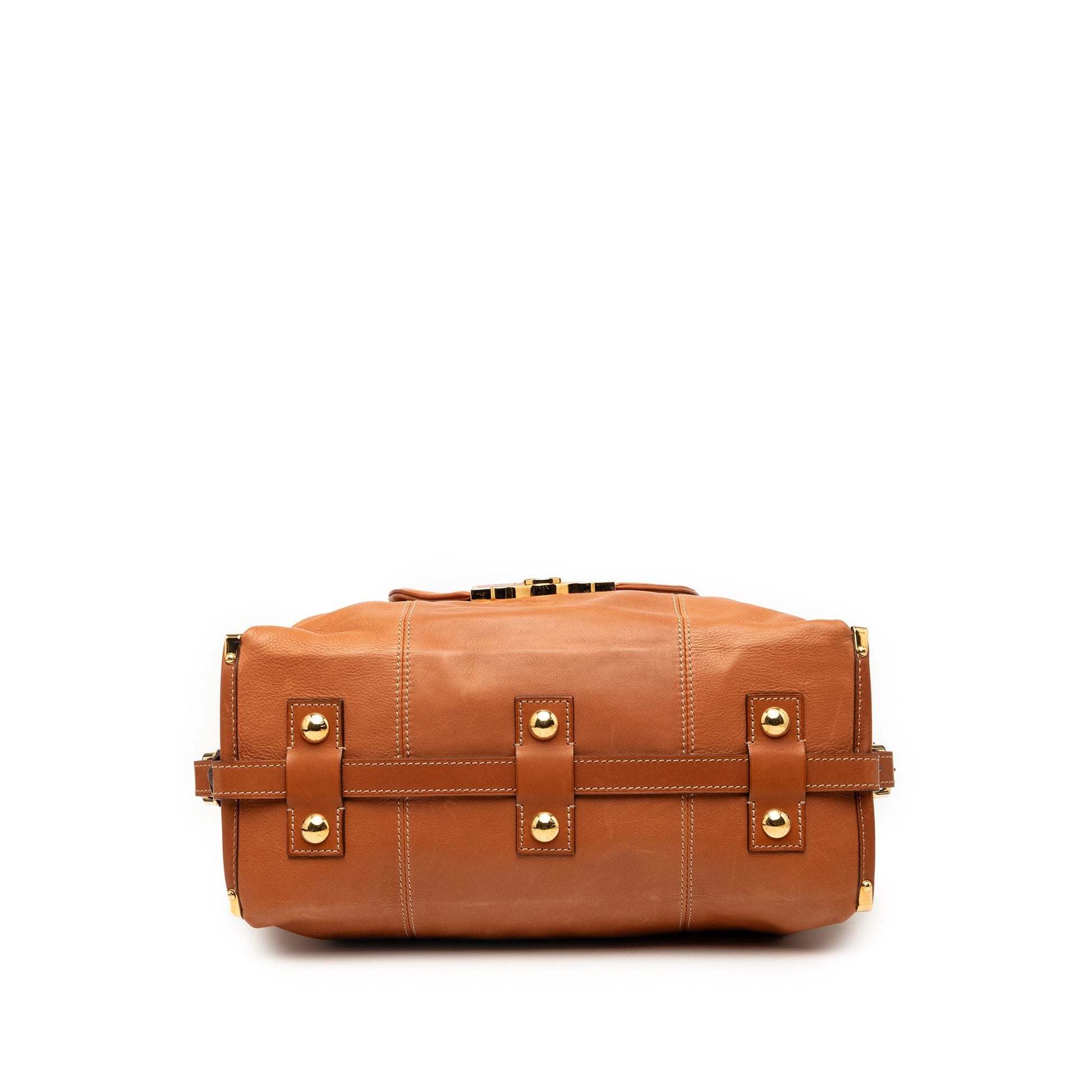 Louis Vuitton Sac Louis Pelle Suhali Cognac 2007 — Special Order "Pour Mademoiselle Yuri" - Etoilux