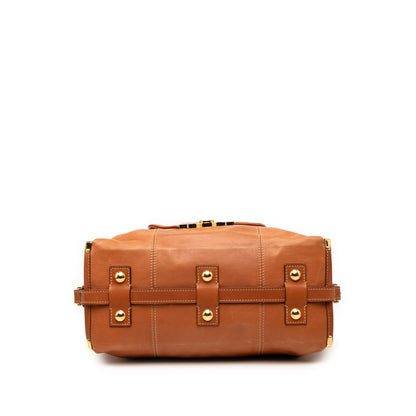 Louis Vuitton Sac Louis Pelle Suhali Cognac 2007 — Special Order "Pour Mademoiselle Yuri" - Etoilux
