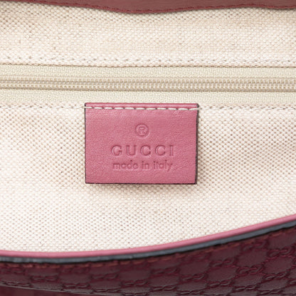 Gucci Crossbody Microguccissima Pelle Rosa – 26,5 cm - Etoilux