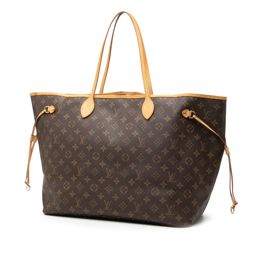 Louis Vuitton Neverfull GM Monogram Canvas Marrone – Made in France 2007 - Etoilux