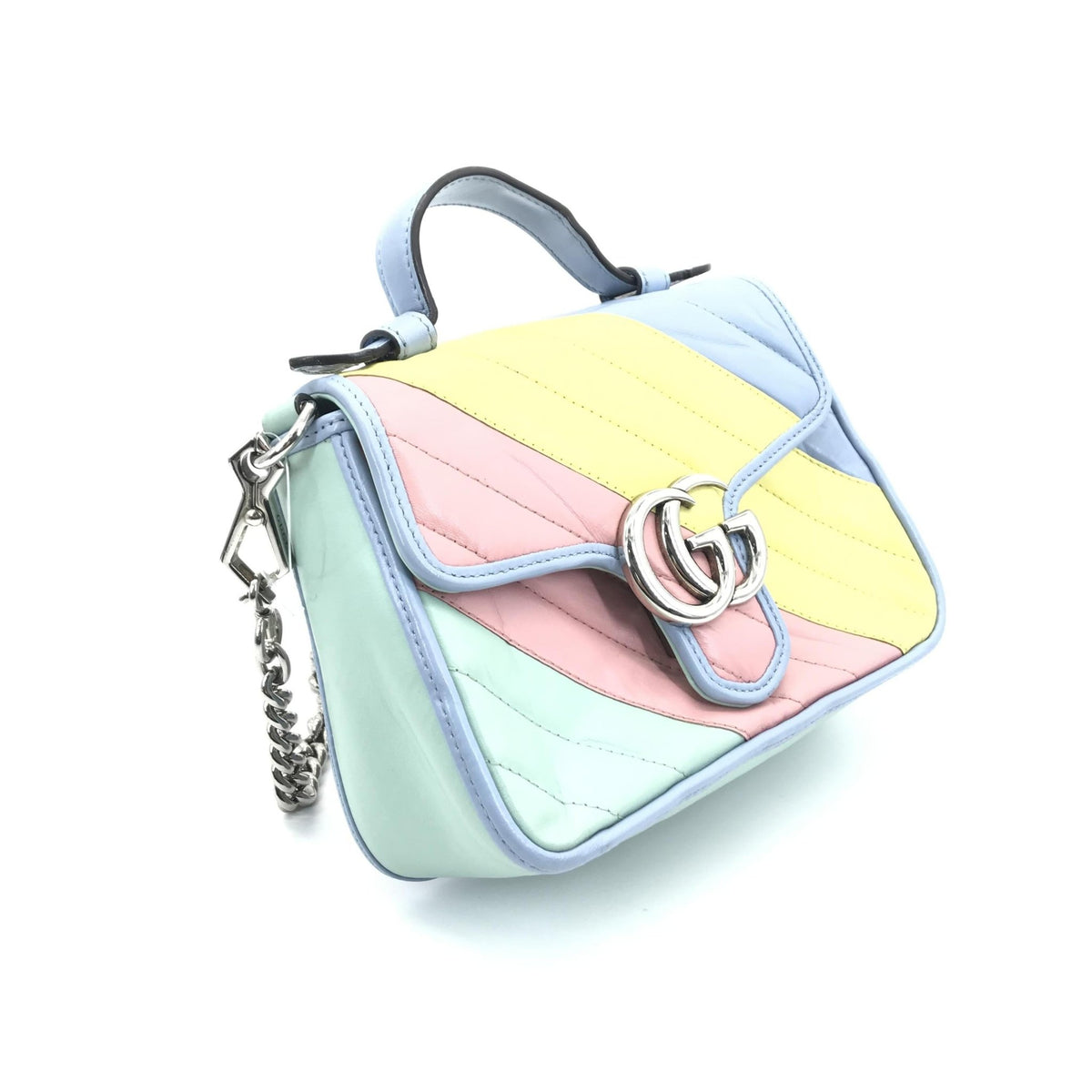 Gucci GG Marmont Mini – Pelle trapuntata pastello - Etoilux