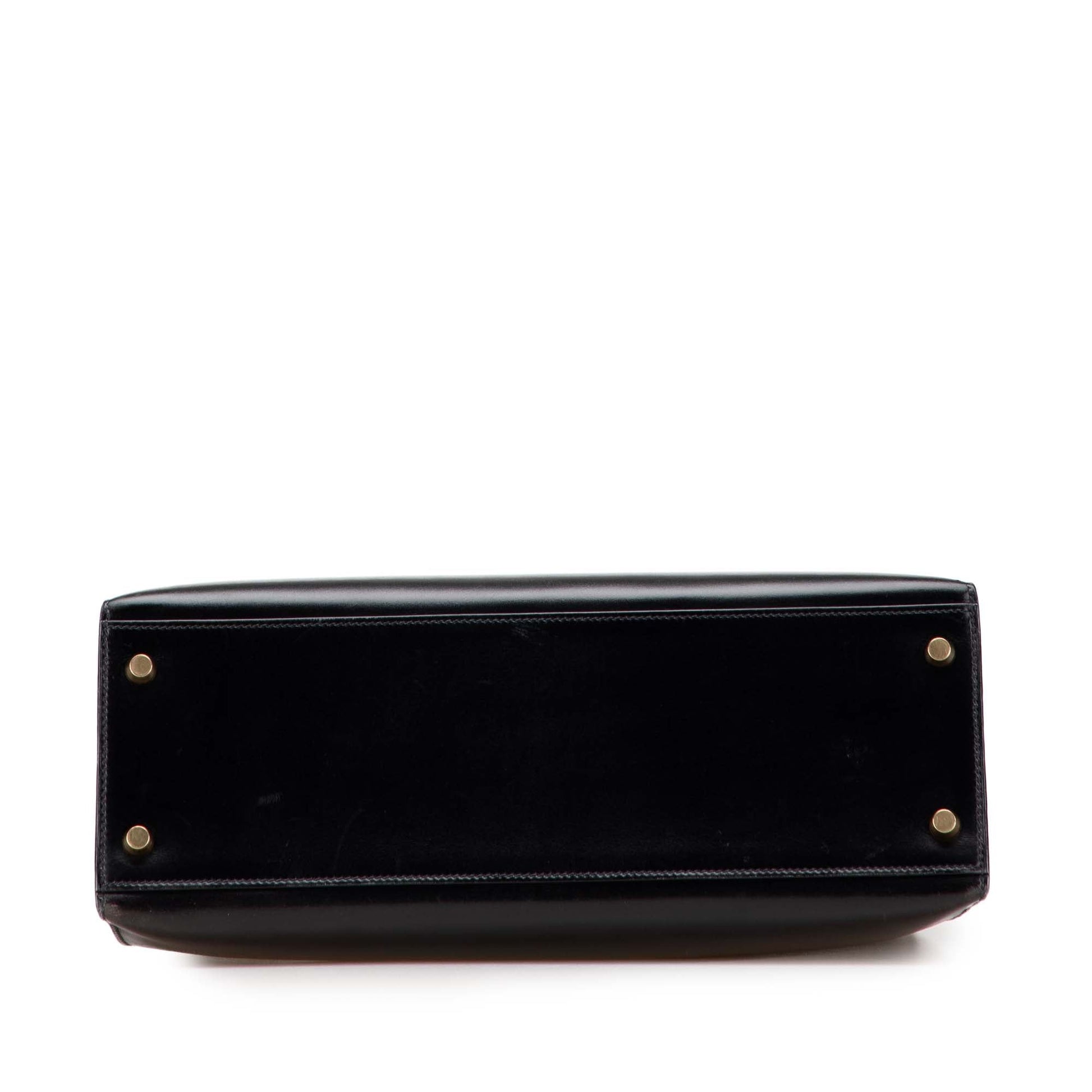 Hermès Kelly 32 Box Calf Noir – 1995 - Etoilux