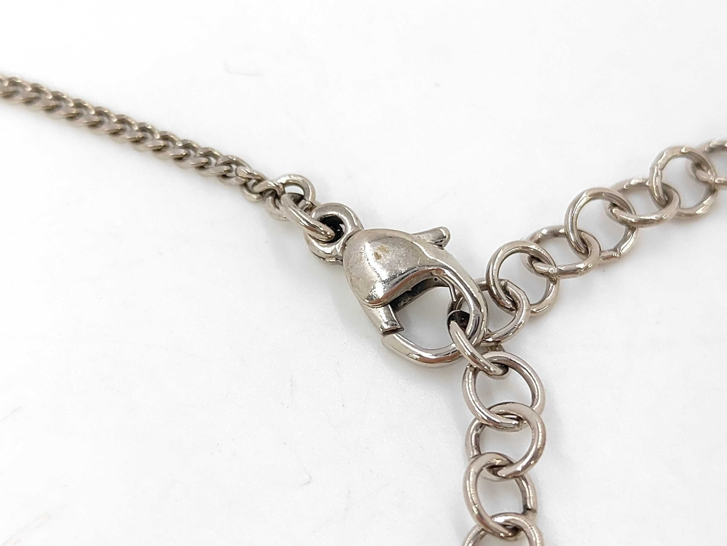 Chanel Collana Pendente Cristalli CC Argento – Catena 25 cm - Etoilux