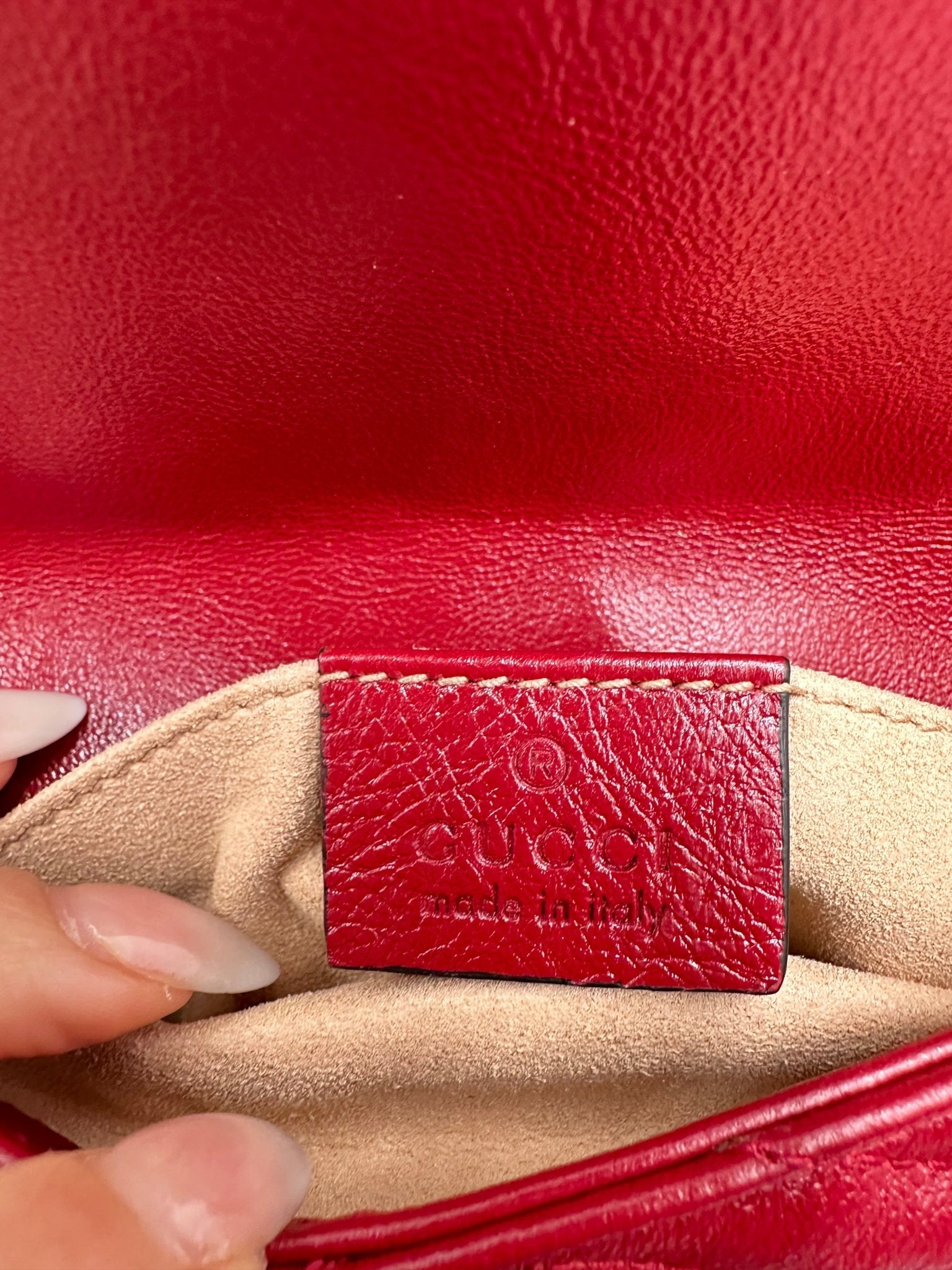 Gucci GG Marmont Multi Pochette Belt Bag Pelle Matelassé Rossa – Set 3 Pezzi - Etoilux