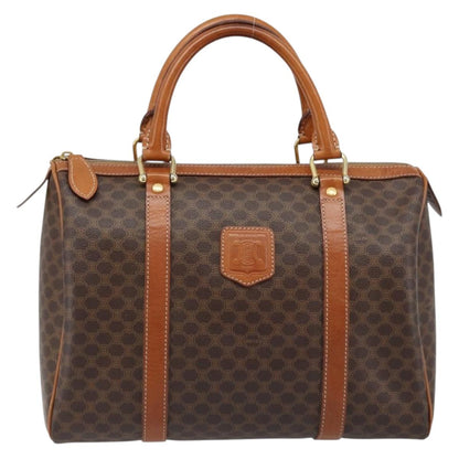 Céline Vintage Boston Macadam Canvas Pelle Cognac – 32 cm. eylo1er8pw - Etoilux