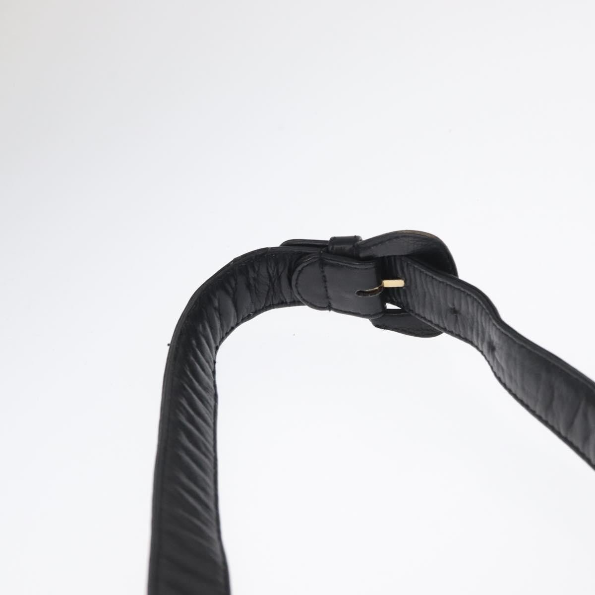 Chanel Vintage CC Flap Belt Bag in Agnello Trapuntato – Nero - Etoilux
