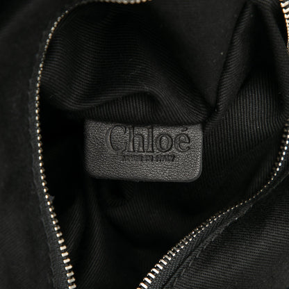 Chloé Paddington Large In Pelle Martellata Nera – 31 Cm - Etoilux