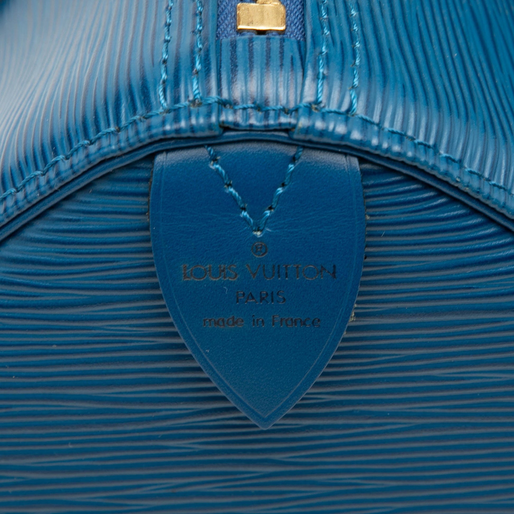 Louis Vuitton Speedy 25 Pelle Epi blu – 1995 - Etoilux