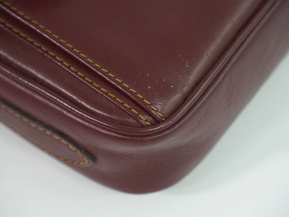 Cartier Must de Cartier Bordeaux in Pelle – Crossbody Vintage - Etoilux