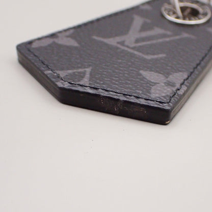 Louis Vuitton Portachiavi Enchappe Monogram Eclipse Canvas Nero – 8 cm - Etoilux