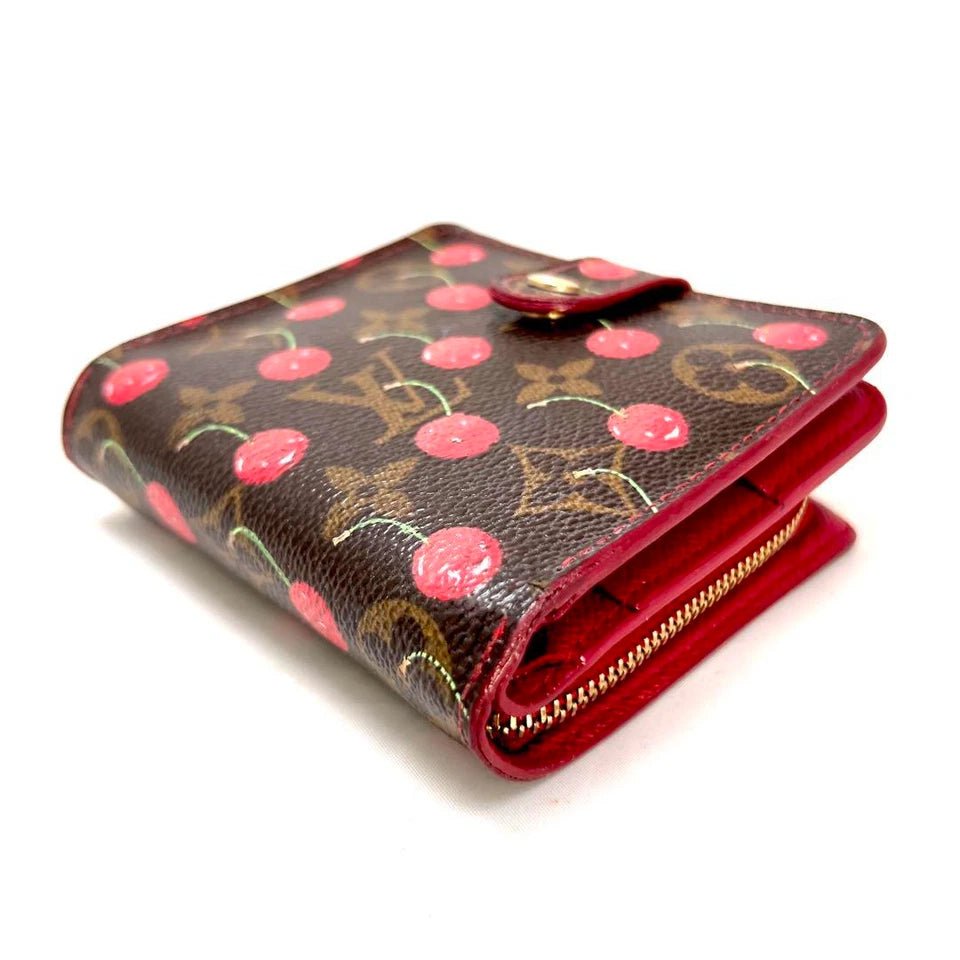 Louis Vuitton Monogram Cherry Compact Wallet – Edizione Limitata Takashi Murakami - Etoilux