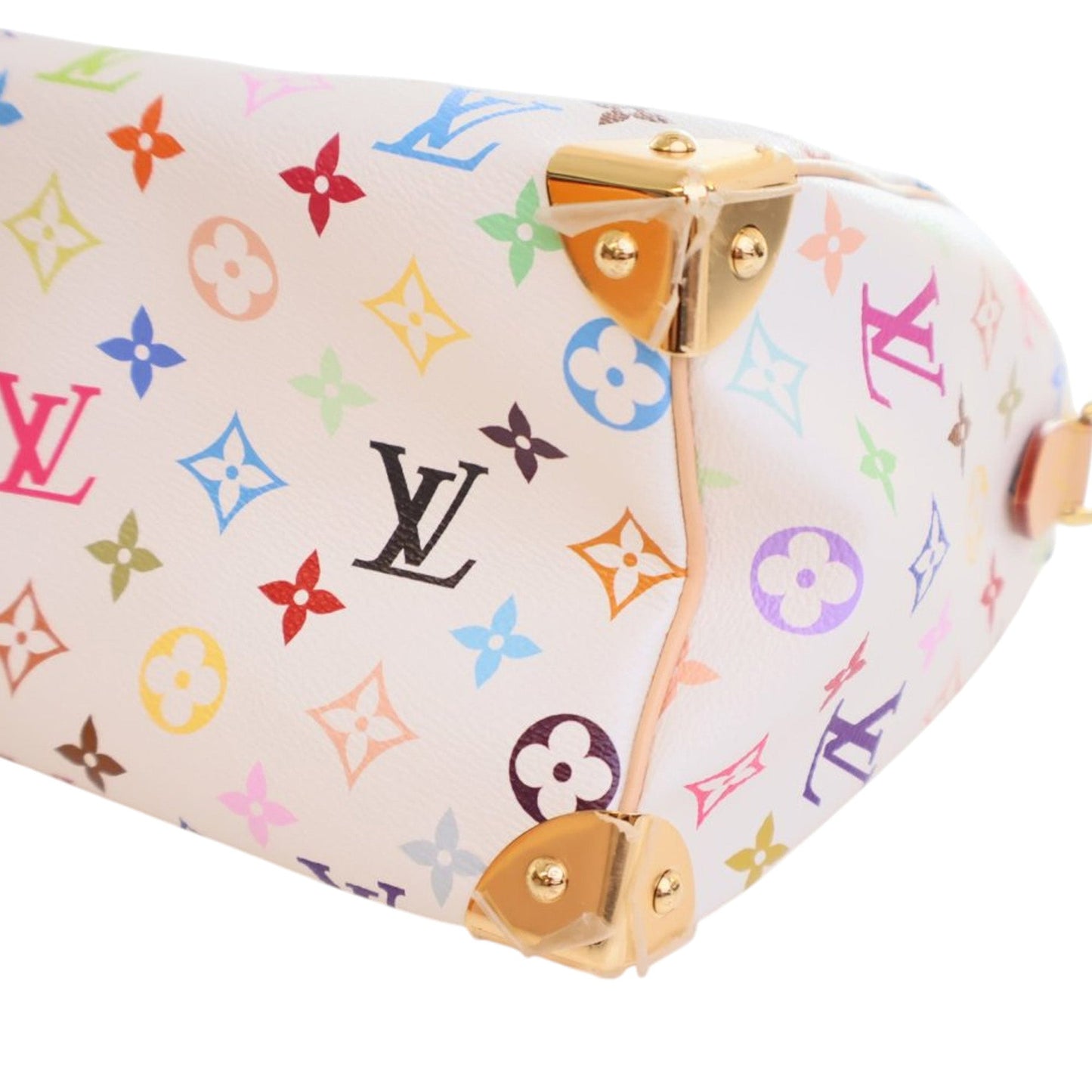 Louis Vuitton x Takashi Murakami Speedy Bandoulière 25 – Monogram Multicolore Bianco - Etoilux