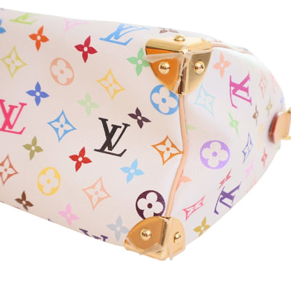 Louis Vuitton x Takashi Murakami Speedy Bandoulière 25 – Monogram Multicolore Bianco - Etoilux