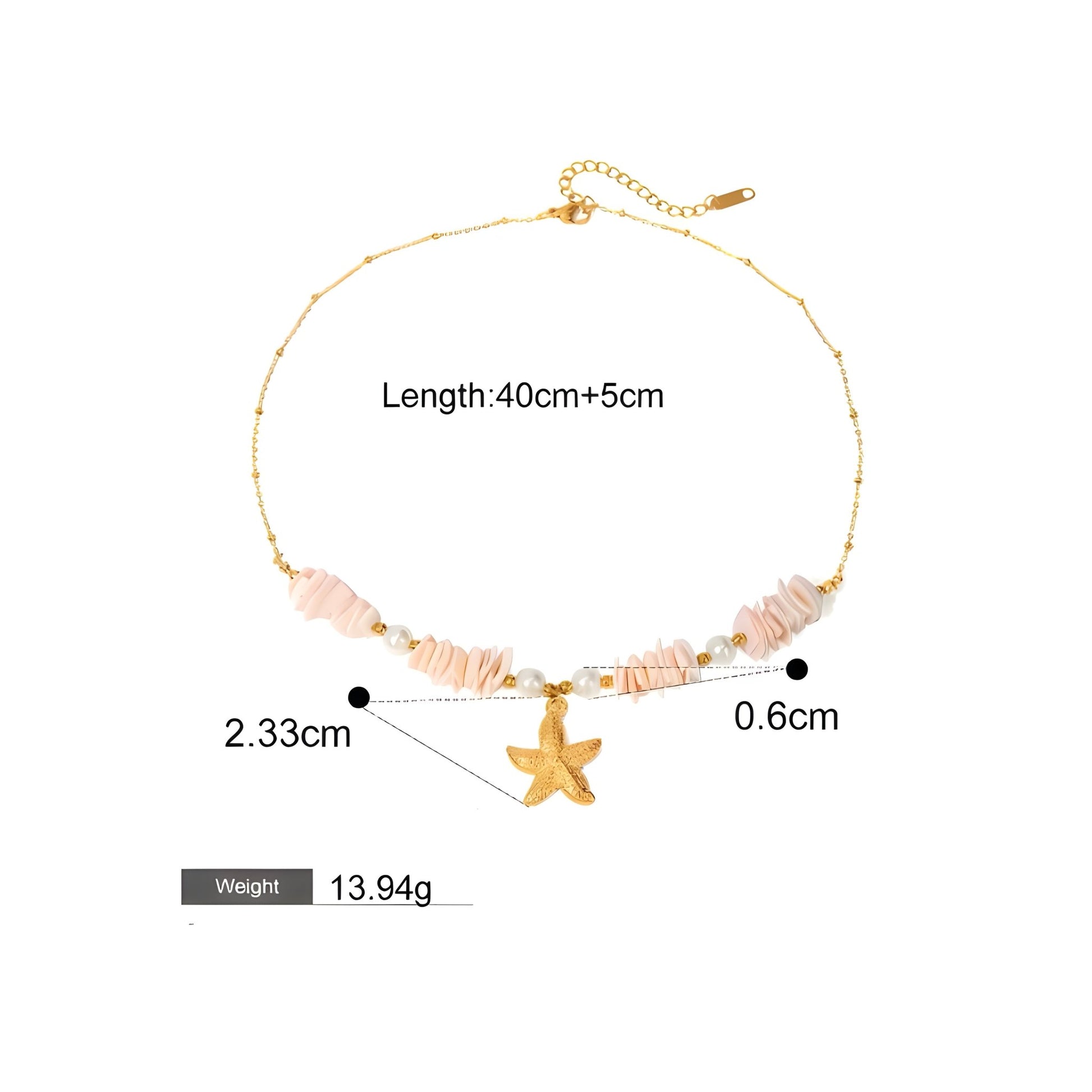 BEHI STARFISH NECKLACE - Etoilux