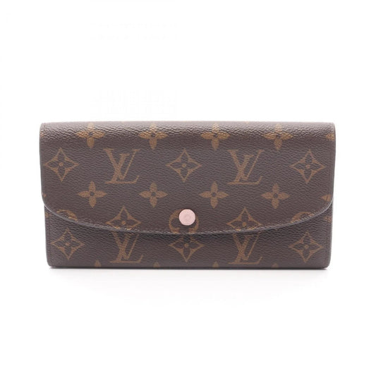 Louis Vuitton Portafoglio Sarah Monogram Canvas & Pelle Rosa Ballerina – Marrone/Rosa - Etoilux