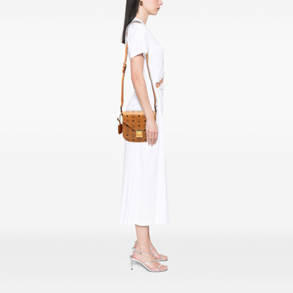 MCM Patricia – Borsa a Tracolla Piccola in Tela Visetos - Etoilux