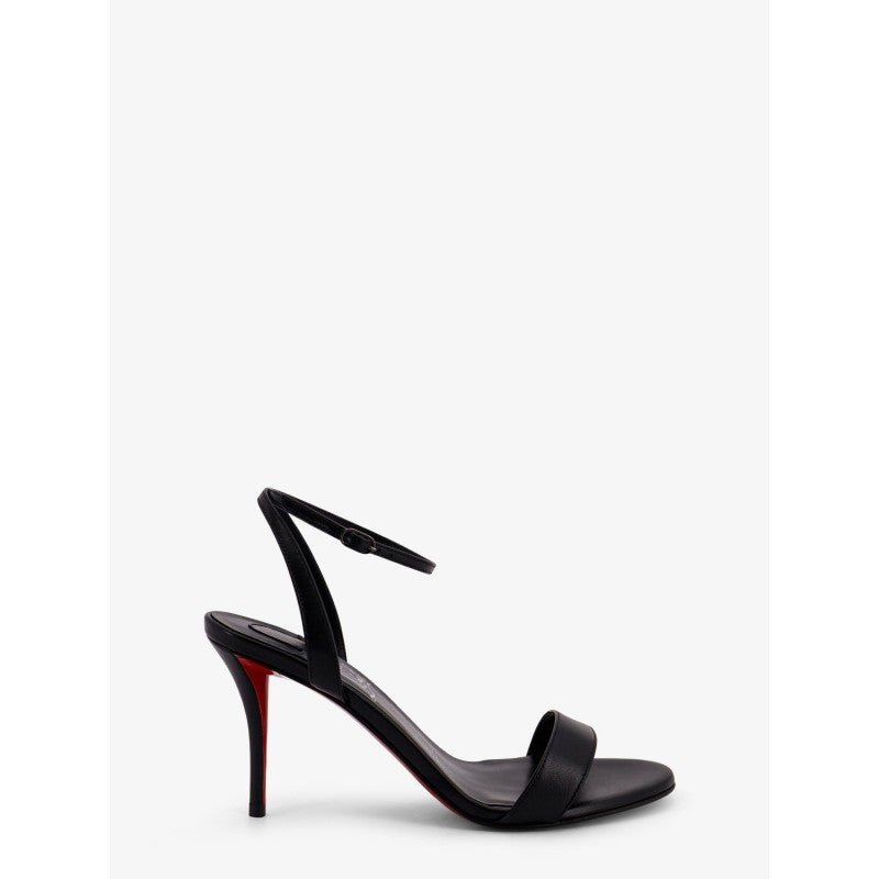 Christian Louboutin – Sandali Miss Z in pelle nera – Tacco 8 cm - Etoilux