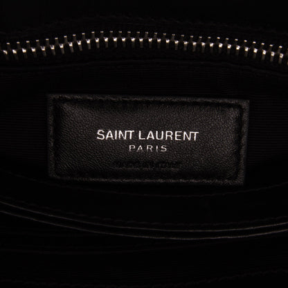 Saint Laurent – Borsa a Tracolla in Shearling Nero – 2018 - Etoilux