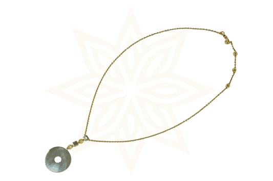 Collana Bulgari in Oro Giallo 18kt con Pendente a Disco - Etoilux