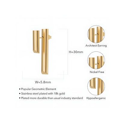 BEHI IVANA EARRINGS - Etoilux