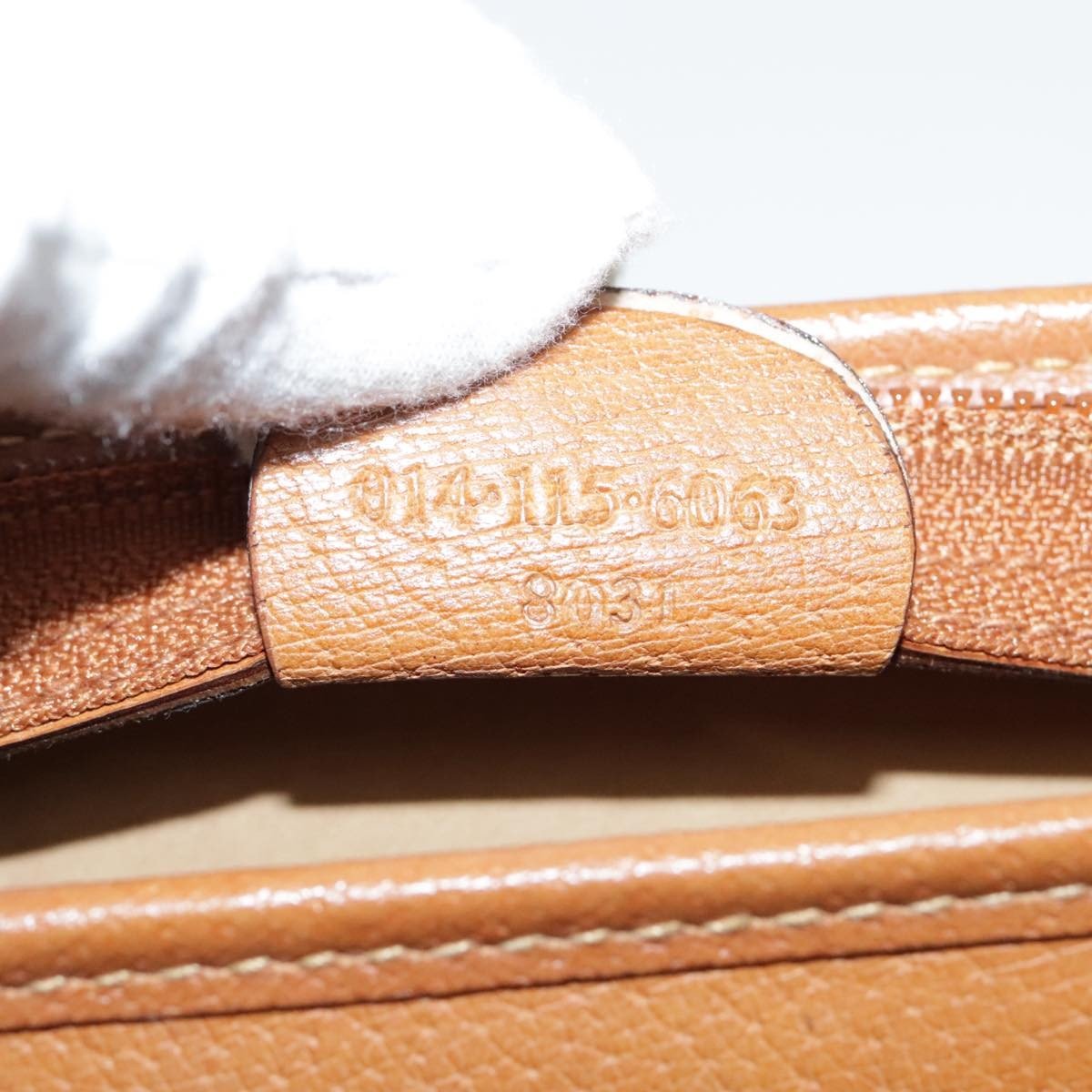 Gucci – Micro GG Canvas Clutch Bag – Beige & Cuoio – Vintage Iconica - Etoilux