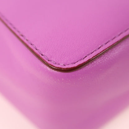 Valentino Garavani VLogo Signature Small Shopping Bag – Vitello Liscio Viola Orchidea – 14 cm - Etoilux