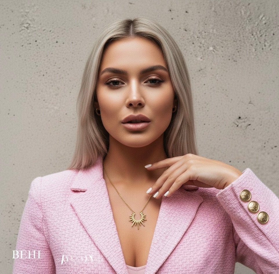 BEHI SUN STAR NECKLACE - Etoilux