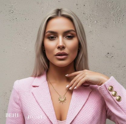 BEHI SUN STAR NECKLACE - Etoilux
