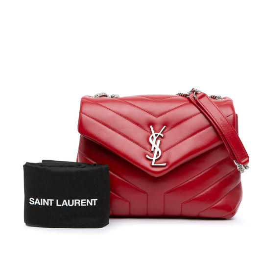 Saint Laurent Piccola borsa a tracolla Loulou Monogram in pelle - Etoilux