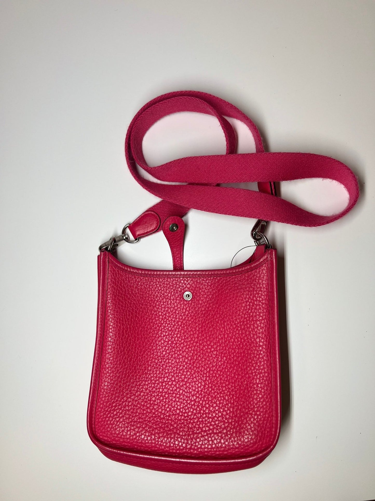 Hermès Evelyne TPM – Pelle Togo Rosa – A Stamp - Etoilux