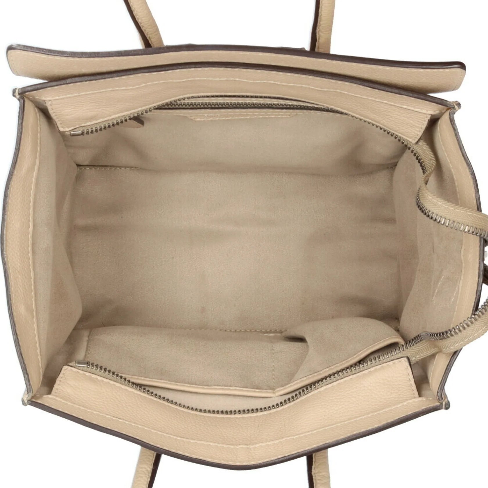 Céline Luggage Micro Tote – Pelle Beige - Etoilux