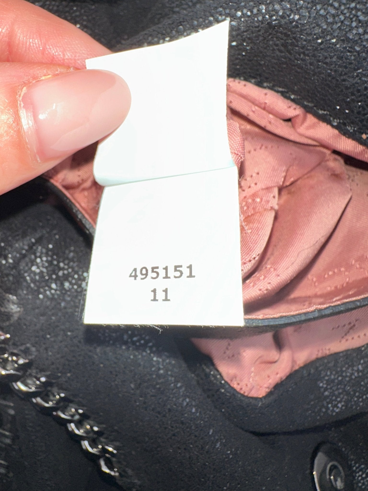 STELLA McCARTNEY – Falabella Mini Tote in Eco Pelle Nera con Catena Argento - Etoilux