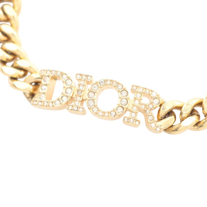 Dior – Bracciale Dior Revolution in metallo dorato con strass – Misura 18 cm - Etoilux