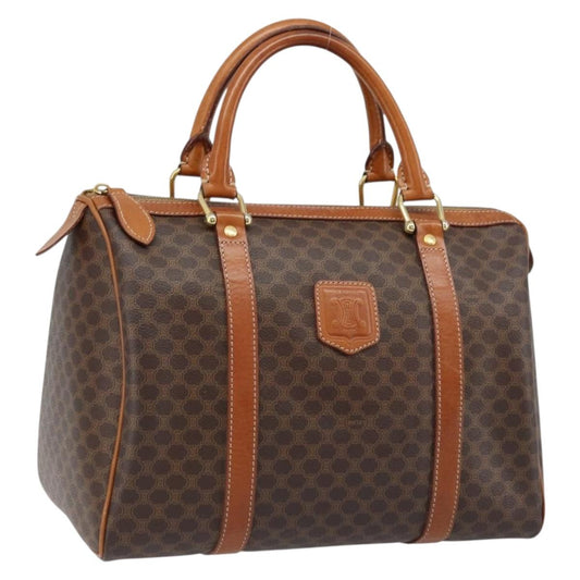 Céline Vintage Boston Macadam Canvas Pelle Cognac – 32 cm. eylo1er8pw - Etoilux